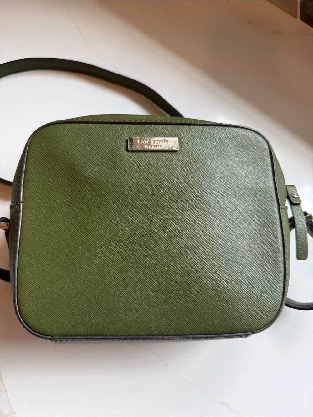 Kate Spade New York Cammie Newbury Lane Sapline Saffiano Leather Crossbody
